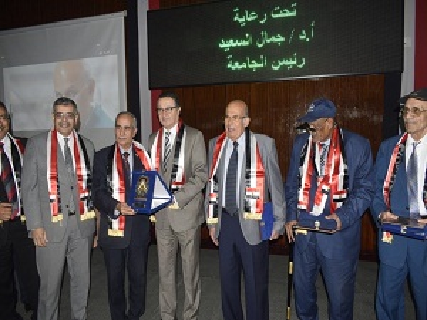 A Great Ceremony at Benha University to honor Heroes of October Victory