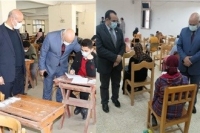 Prof. Gamal Soussa inspects the First Semester Exams at Faculties of Agriculture and Veterinary Medicine