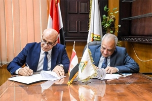 Signing a cooperation protocol between Benha University and Enroot Company of policies making and sustainable development