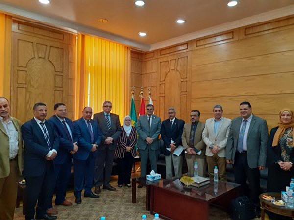 El-Magraby hosts the delegation of the national center of measurement in the higher education’s projects