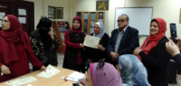 Honoring the faculty’s members who participate in developing Kafr- Farsis village