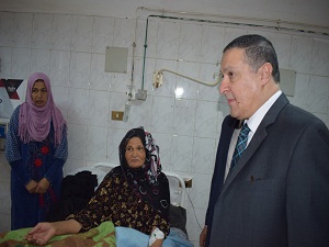 The President of Benha University continues his tours in the university&#039;s hospital and confirms the provision of real community service.