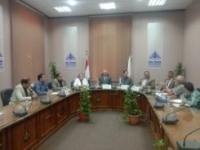 BU President presides over a meeting to talk about executive mechanisms of the Unified certificates center in the University