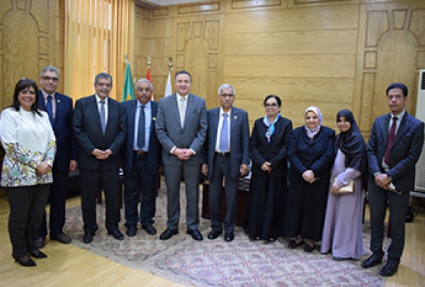 EL-Saied heaps praise on the Egyptian-Emeriti relationship upon hosting the delegation of Ras-EL-Khima University