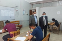 Prof. Tamer Samir inspects the Second Semester Exams at Faculty of Benha Engineering